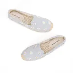 chaussures femme espadrilles fleurs