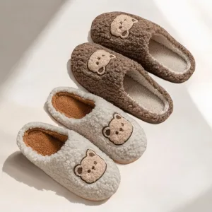 chaussures pour femme ourson douillet