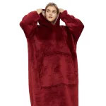 couverture à enfiler rouge
