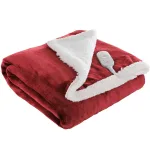couverture douce chauffante lit simple