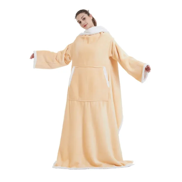 couverture douillette jaune