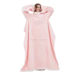 couverture douillette rose en polaire