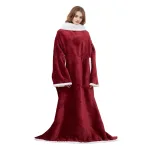 couverture géante cocooning en rouge