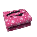 couverture rose chauffante
