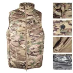 doudoune chauffante camouflage militaire pour homme