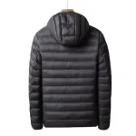 doudoune noire avec chauffe intégré