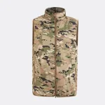 doudoune sans manche chauffante de chasse camouflage militaire pour homme