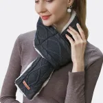 écharpe chauffante en laine douce