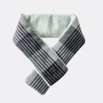 écharpe chauffante tendance à rayures