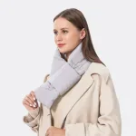 écharpe matelassée pour hiver avec chauffage