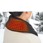 foulard chauffant réversible pour l'hiver