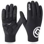 gants chauds de cyclisme en polaire renforcés