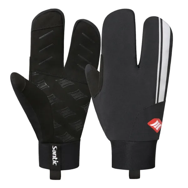 gants d'hiver à trois doigts chauds pour vélo de montagne