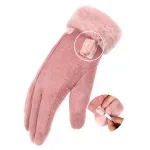 gants en daim chauffants USB pour femmes
