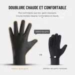 gants thermiques pour sports d'hiver