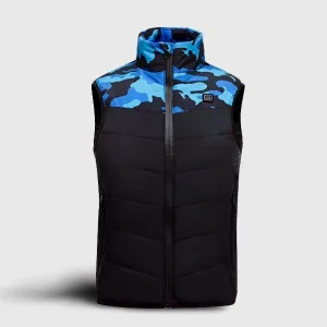 gilet bleu camouflage pour enfant