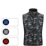 gilet camouflage adapté à la chasse avec technologie chauffante