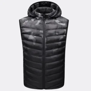 gilet chauffant de chasse avec capuche