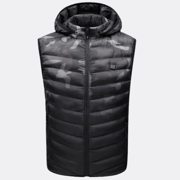 gilet chauffant de chasse avec capuche