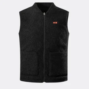 gilet chauffant de chasse en polaire