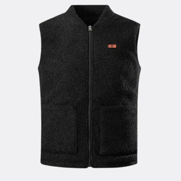 gilet chauffant de chasse en polaire