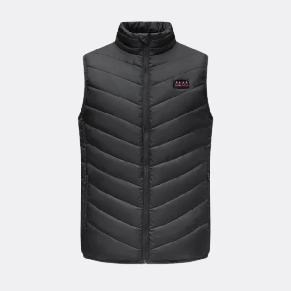 gilet chauffant matelassé pour femme