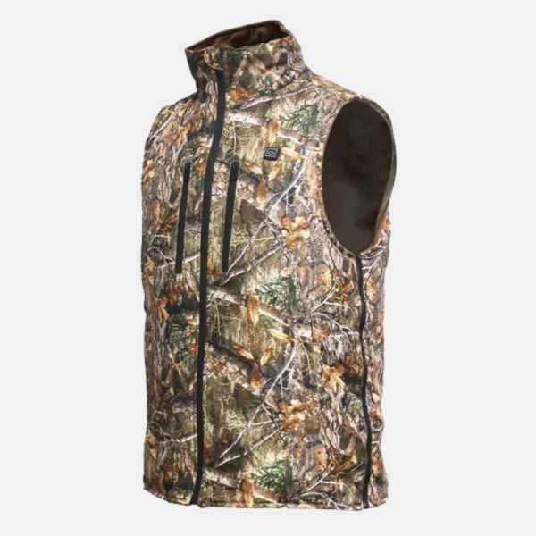 gilet chauffant pour chasseur avec rangements