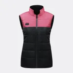 gilet chauffant rose et noir pour femme