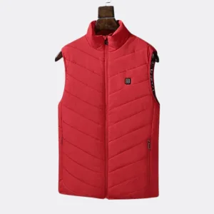 gilet chauffant USB sans manches pour hommes