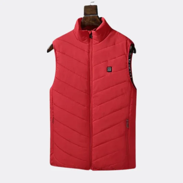 gilet chauffant USB sans manches pour hommes