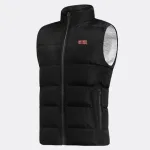 gilet de moto matelassé et chauffant