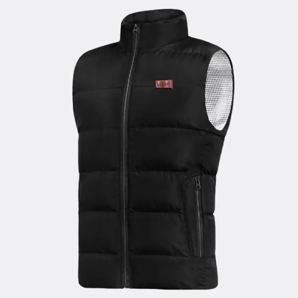 gilet de moto matelassé et chauffant