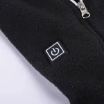 gilet en polaire noire chauffant homme