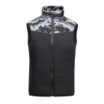 gilet enfant isolant camouflage gris