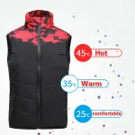 gilet enfant style camouflage rouge