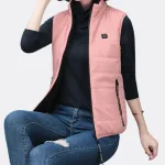 gilet réversible chauffant femme