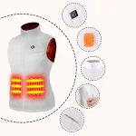 gilet sans manches pour femme à batteries