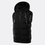 gilet thermique avec capuche pour homme