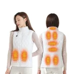 gilet thermique col montant pour femme