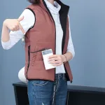 gilet thermique réversible femme
