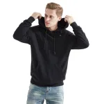hoodie chauffant USB noir pour toute la famille