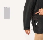 manteau avec port USB et chauffage pour hommes
