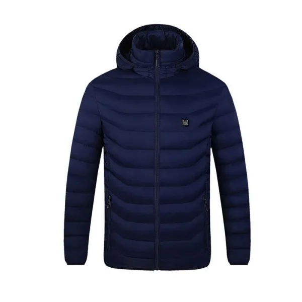 manteau chauffant électrique à capuche pour femmes