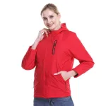 manteau chauffant pour femmes en tissu isolant