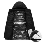 manteau électrique pour femmes avec capuche