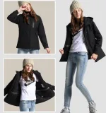 manteau en coton chauffant USB