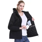 manteau femme imperméable chauffant