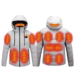 manteau pour hommes avec chauffage électrique