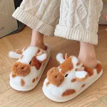 pantoufle couple vache adorable