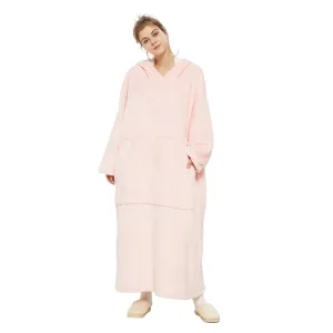 plaid avec manches rose